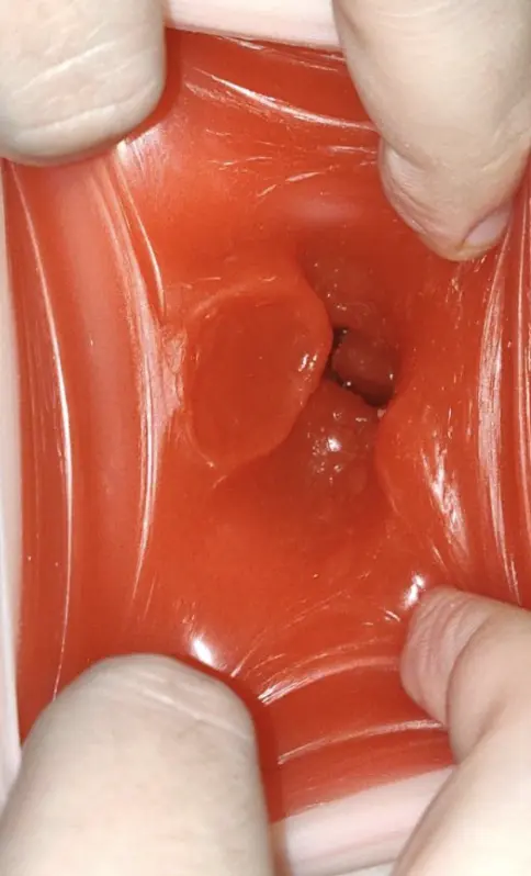 Pussy opening close-up 2
